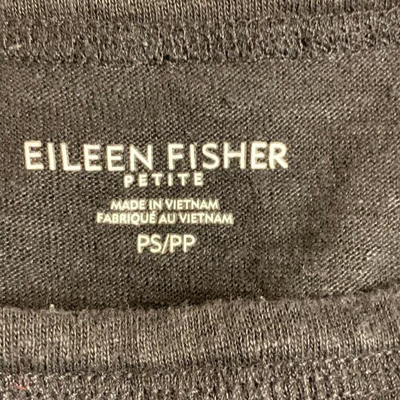 Eileen Fisher Petites Black Casual Boxy Mini Dress    - Size PS - Picture 4 of 7